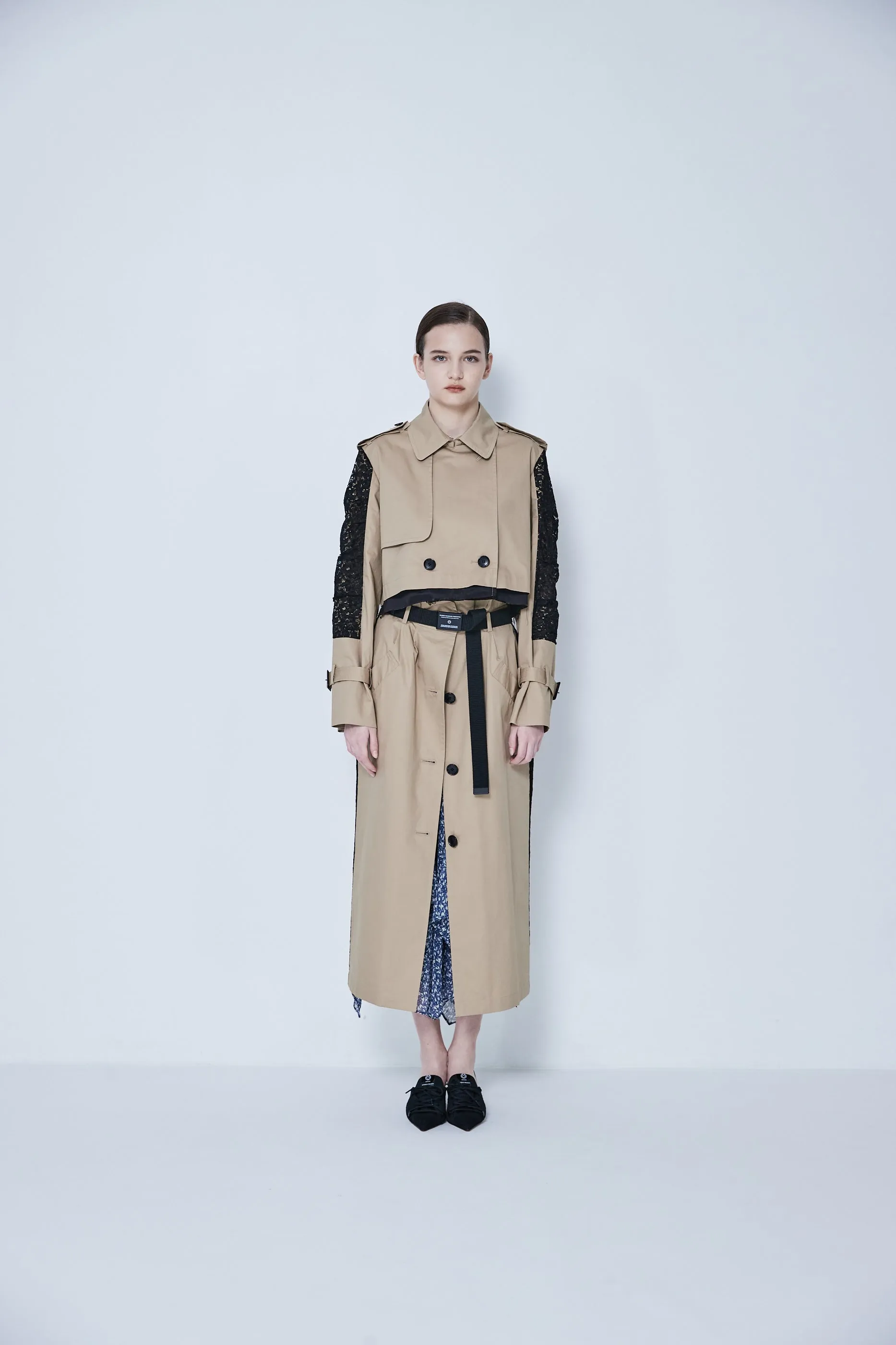 Cropped Trench Jacket