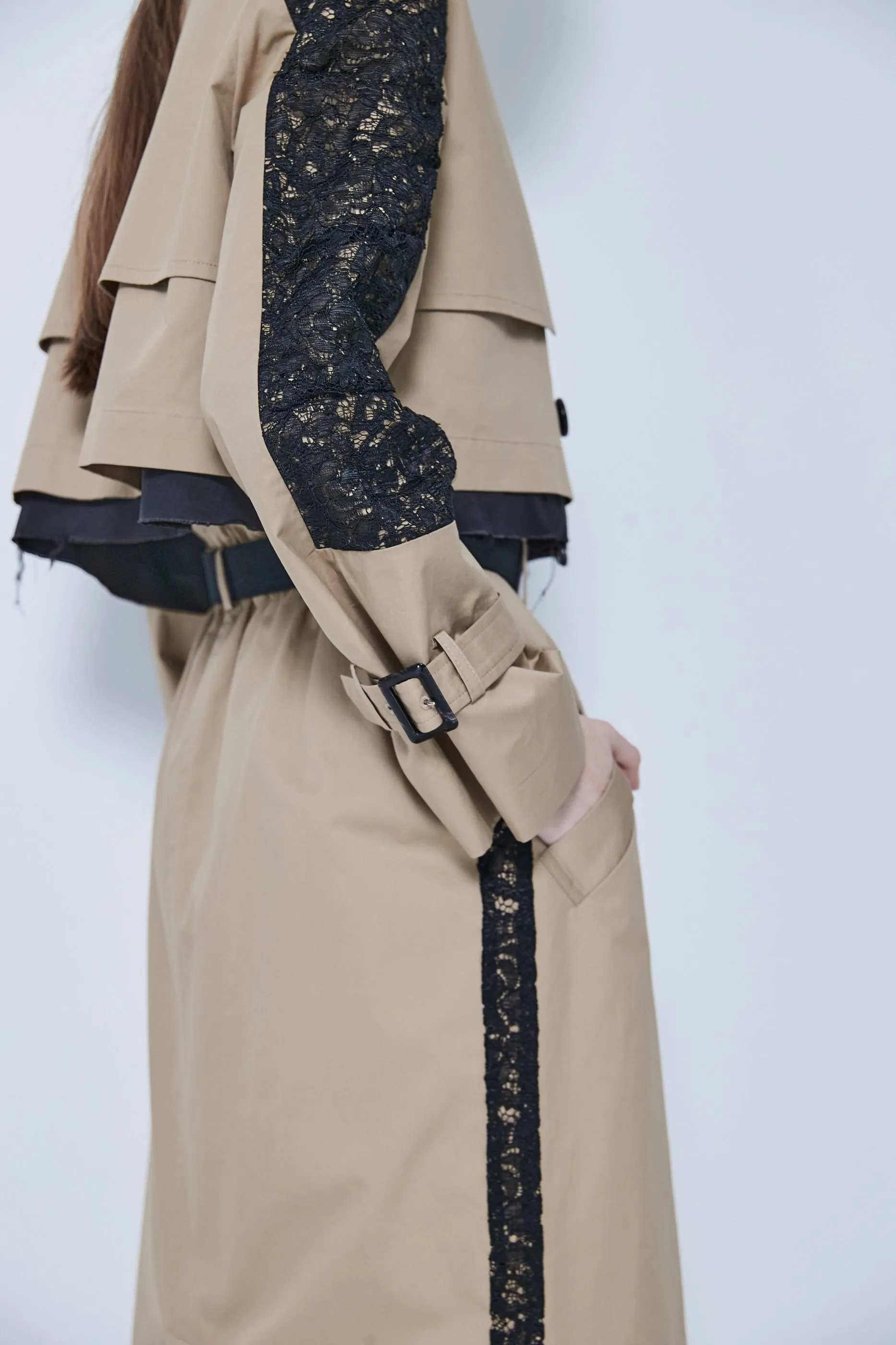 Cropped Trench Jacket