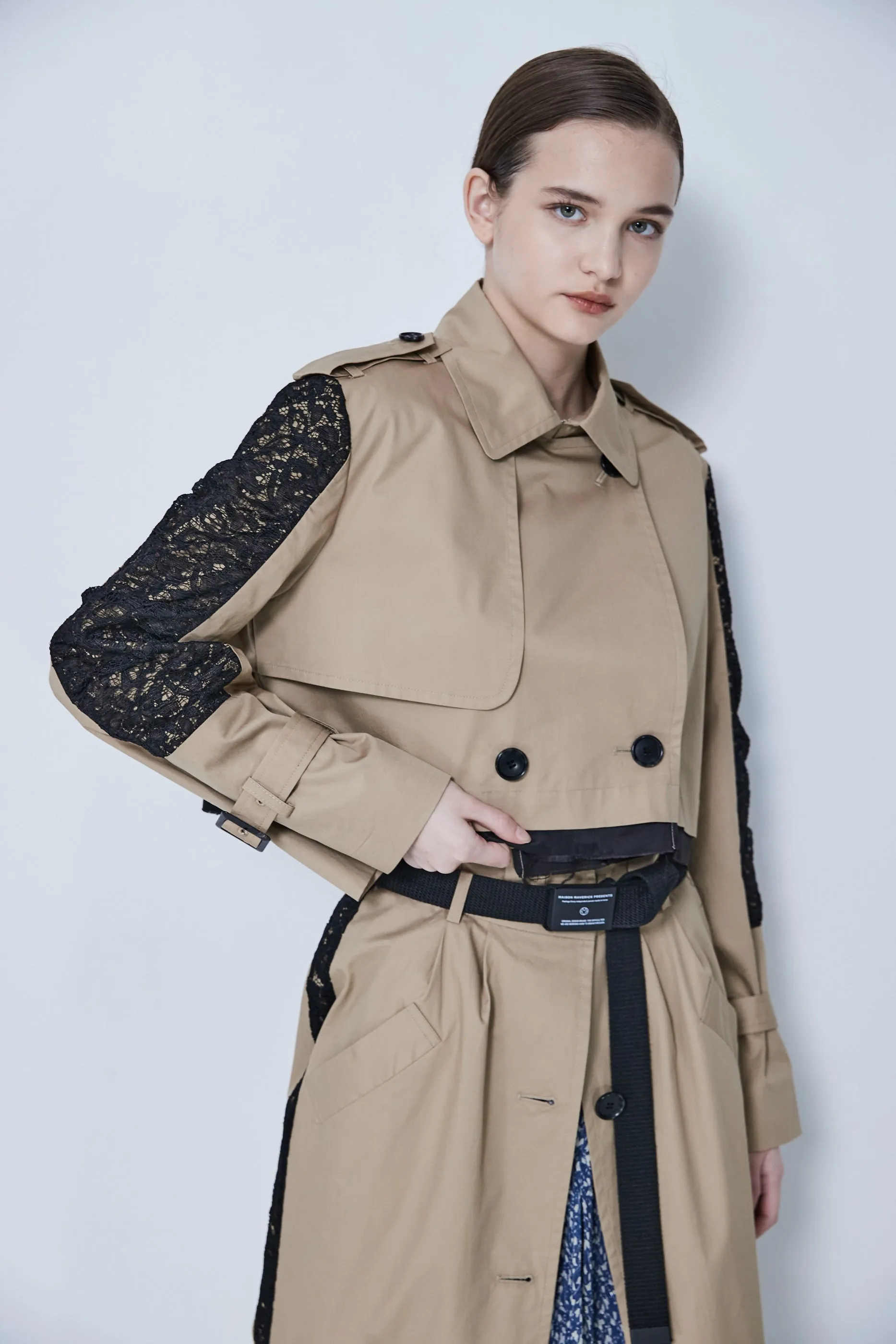 Cropped Trench Jacket