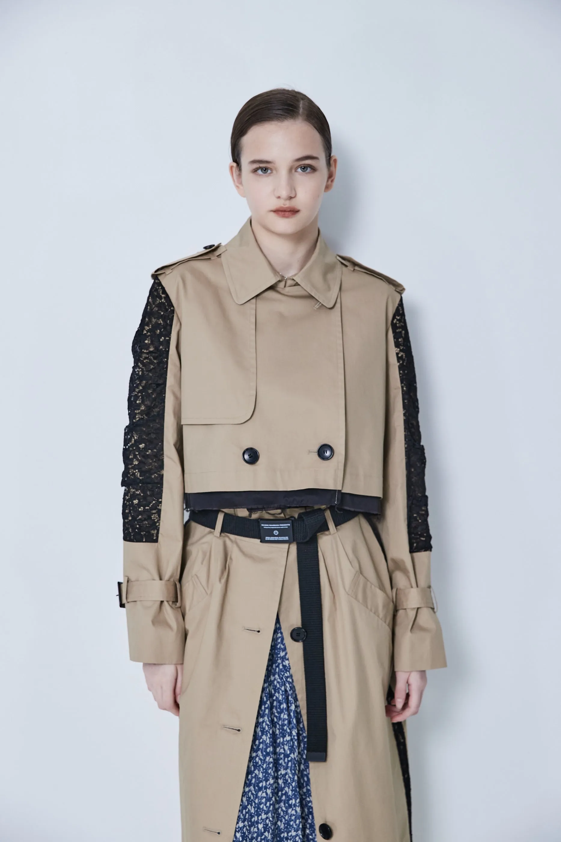 Cropped Trench Jacket