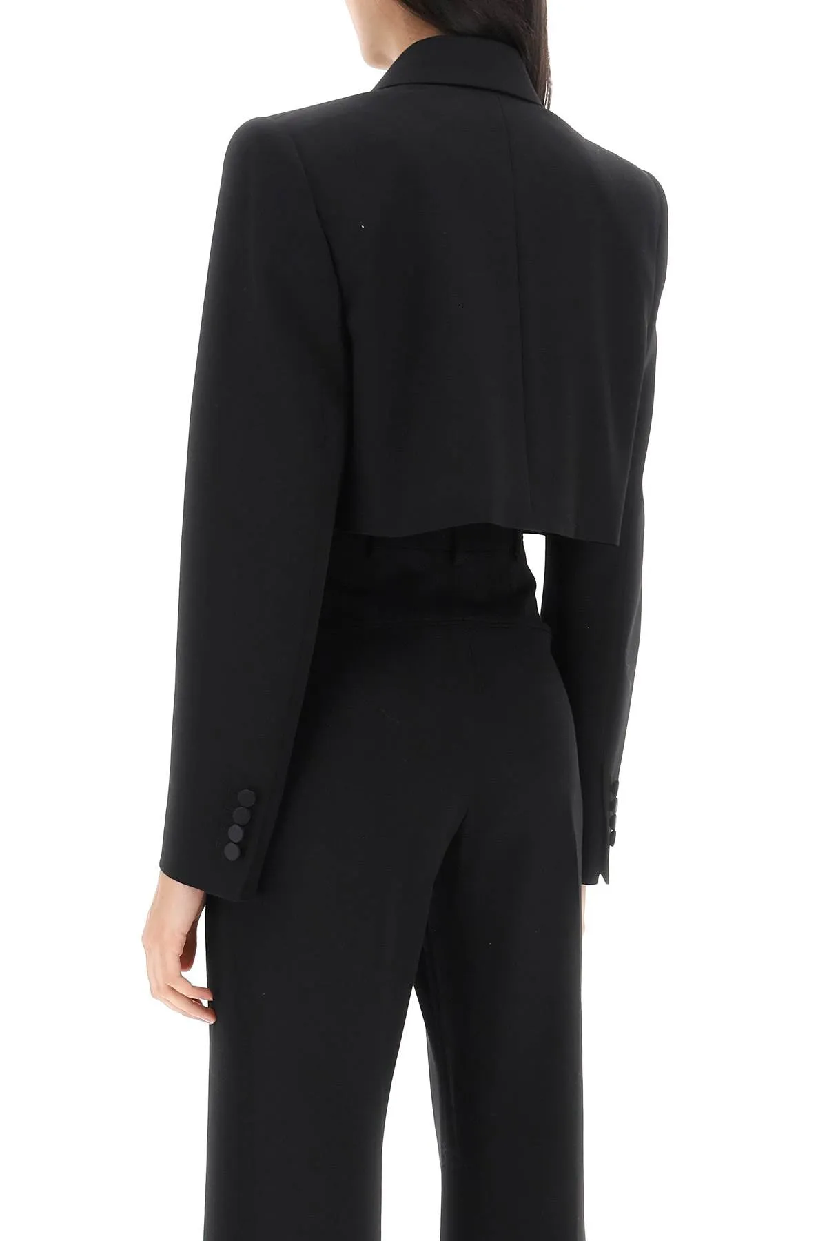 cropped tuxedo jacket