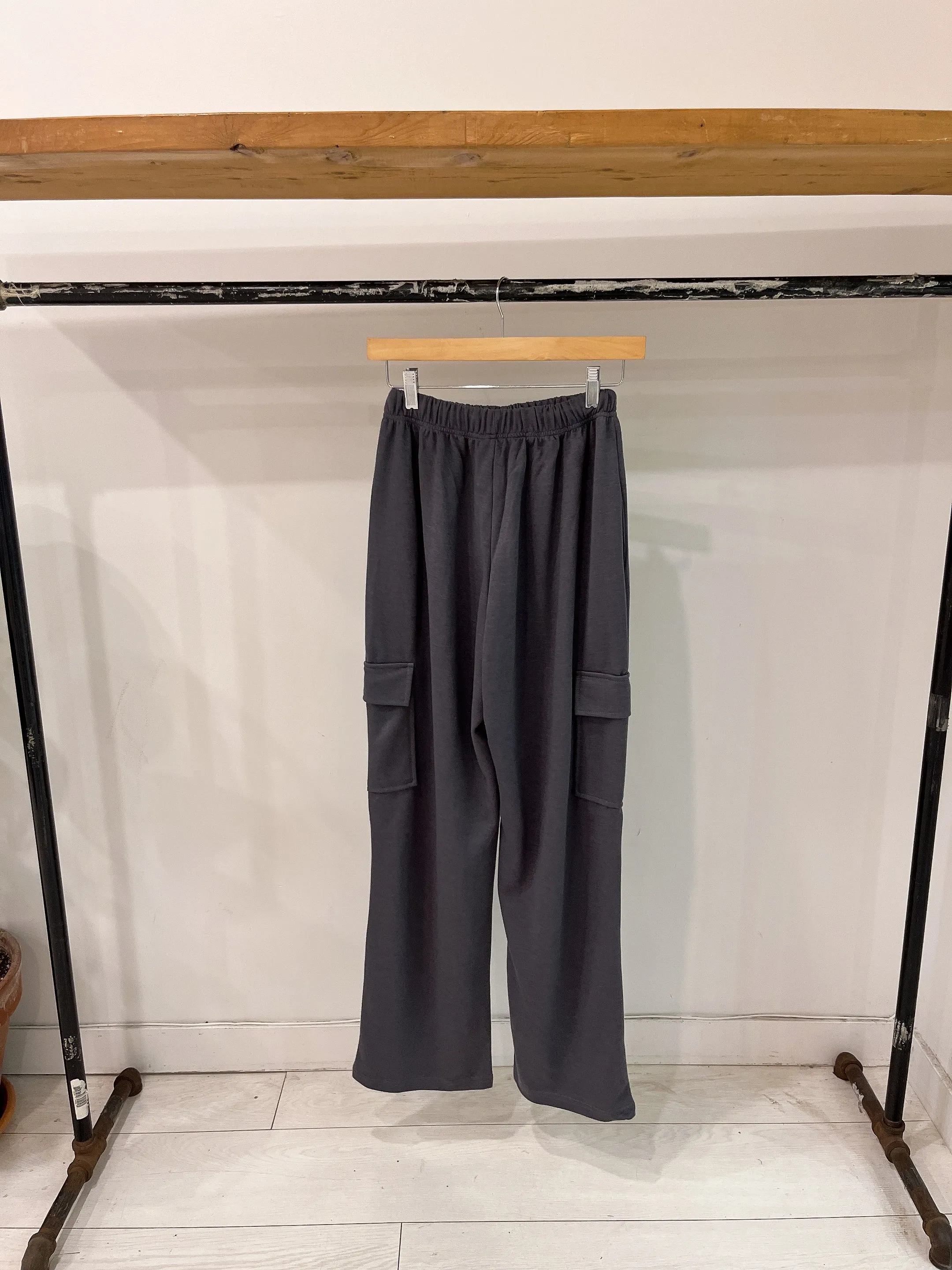 CRYSTAL Cargo sweatpants