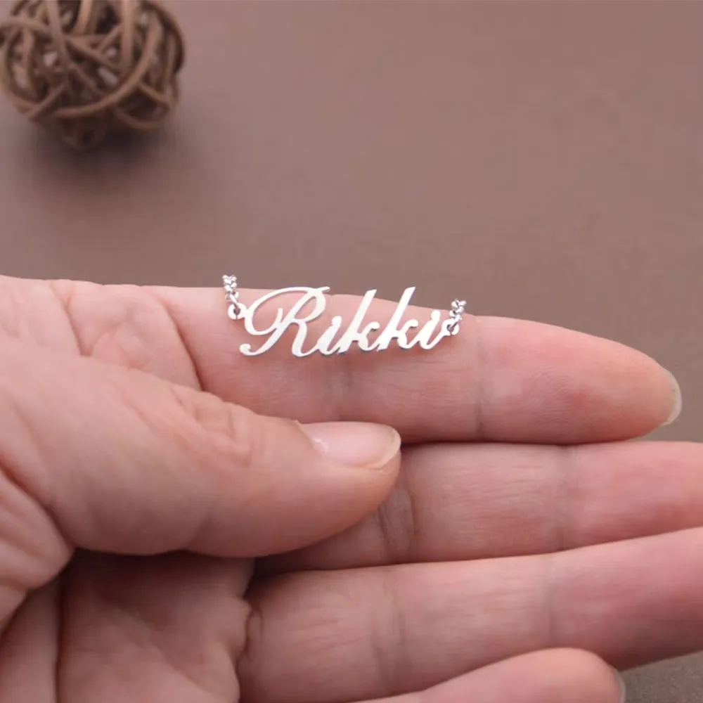 Custom Personalized Minimalist Name Bracelet