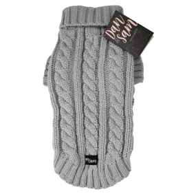 Dan & Sam - Knitted Sweater (Cloud Grey) - 20cm