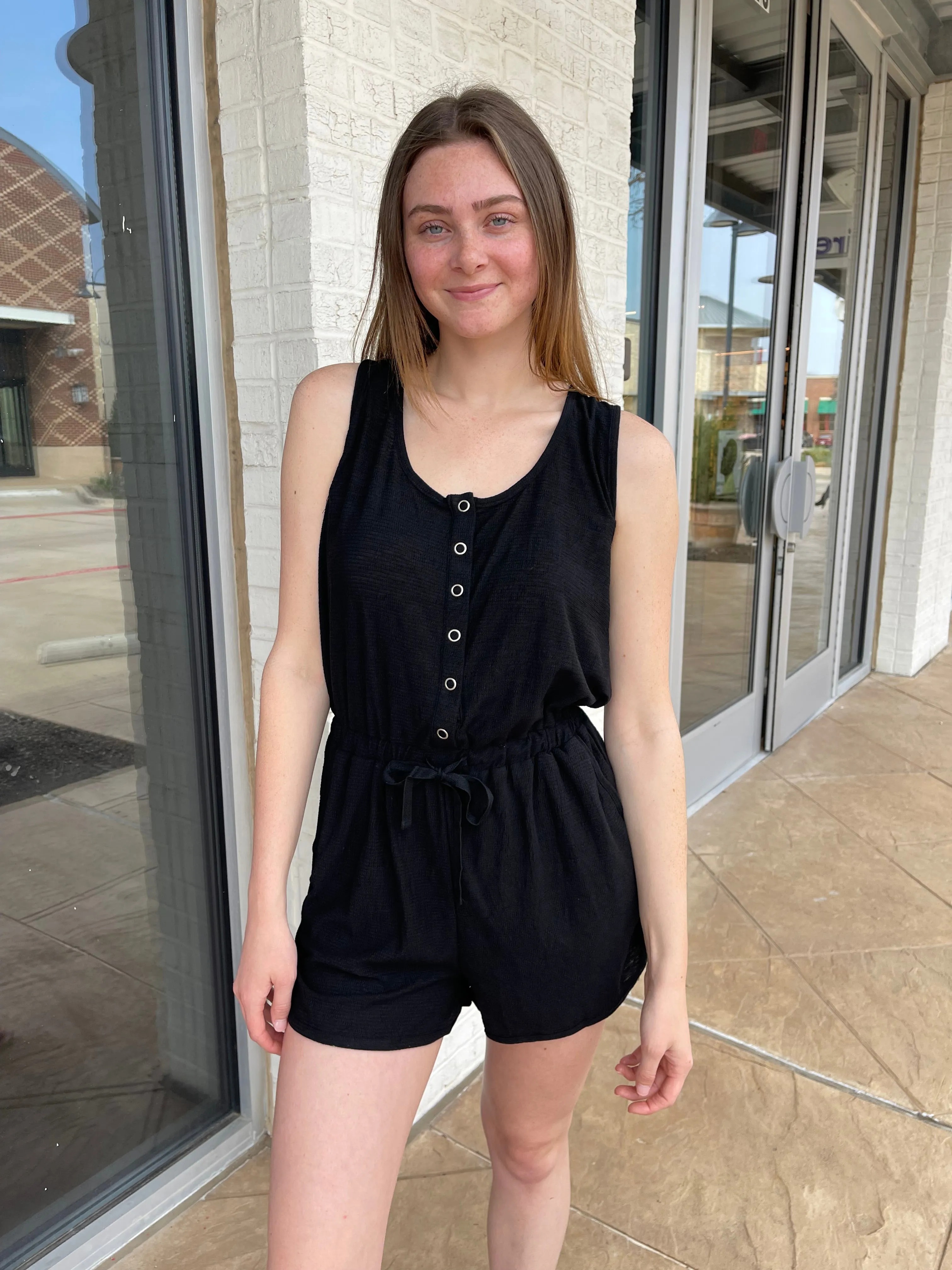 Delta Snap Button Romper