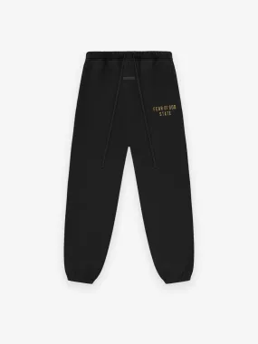 ESSENTIALS - Fleece Sweatpant Black