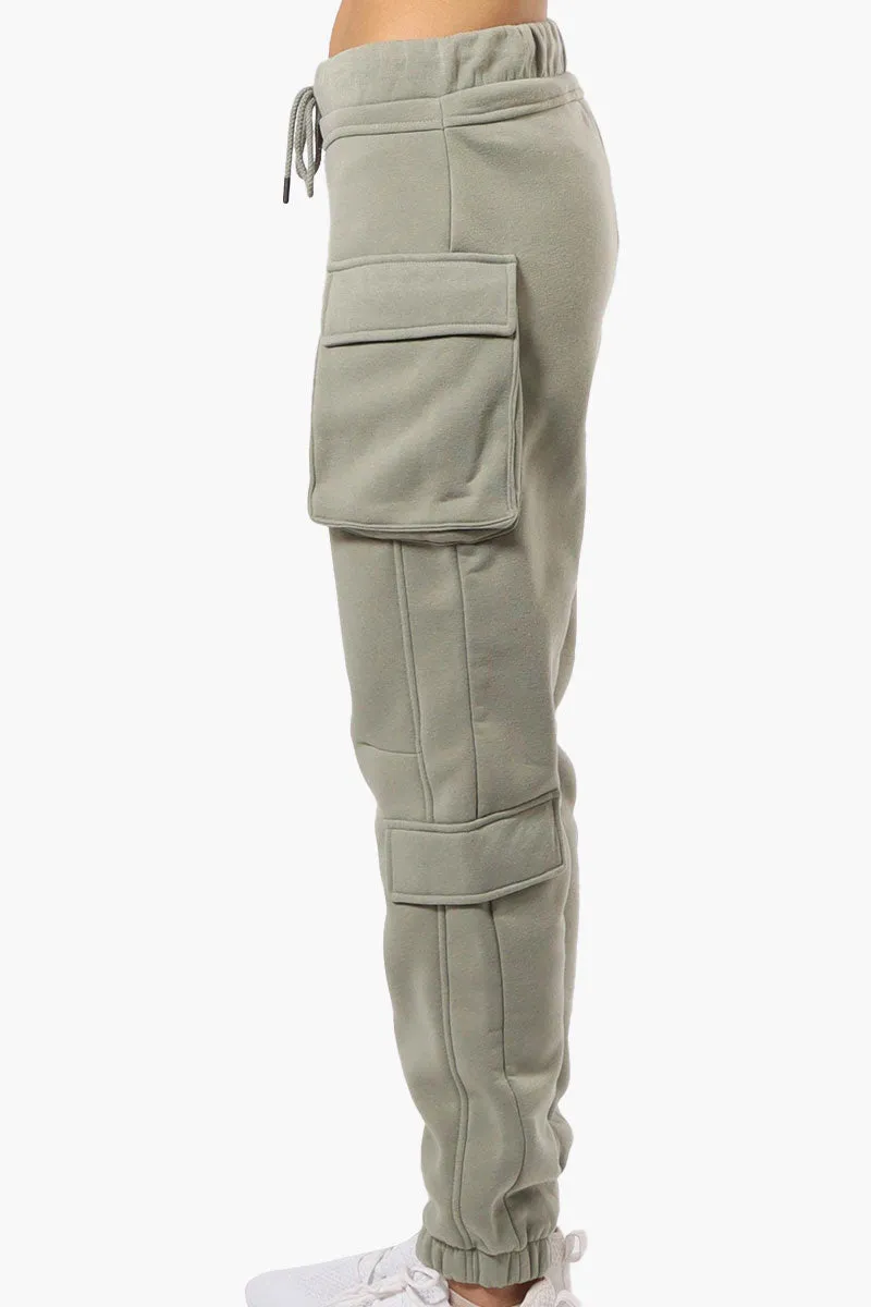 Fahrenheit Tie Waist 4 Pocket Cargo Joggers - Olive