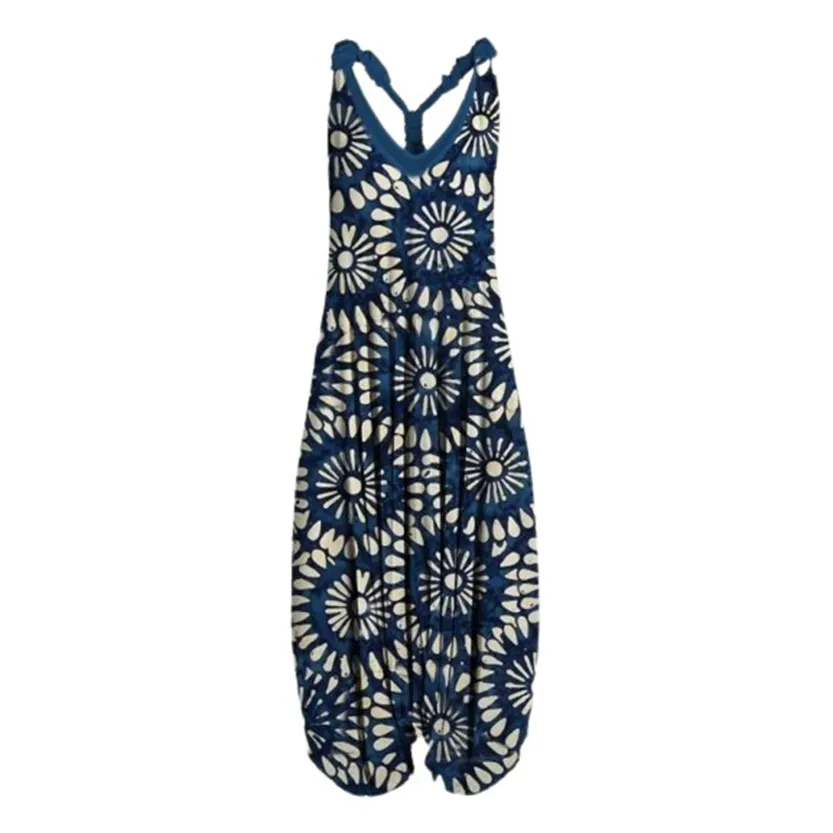 Funki Buys | Pants | Women's Casual Loose Romper Jumpsuit