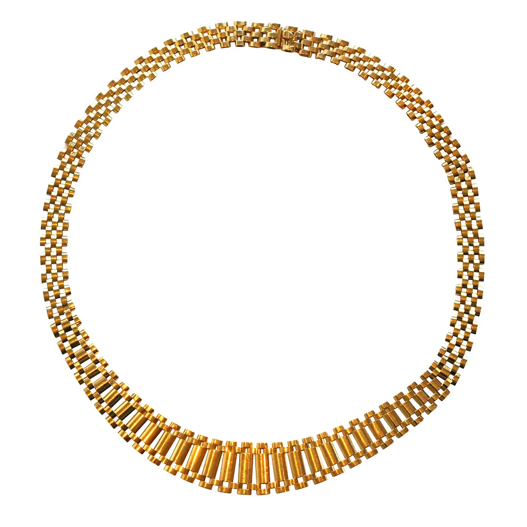 Graduated Link Collar Necklace