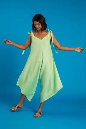 GRANADINA Linen Jumper - Apple Green