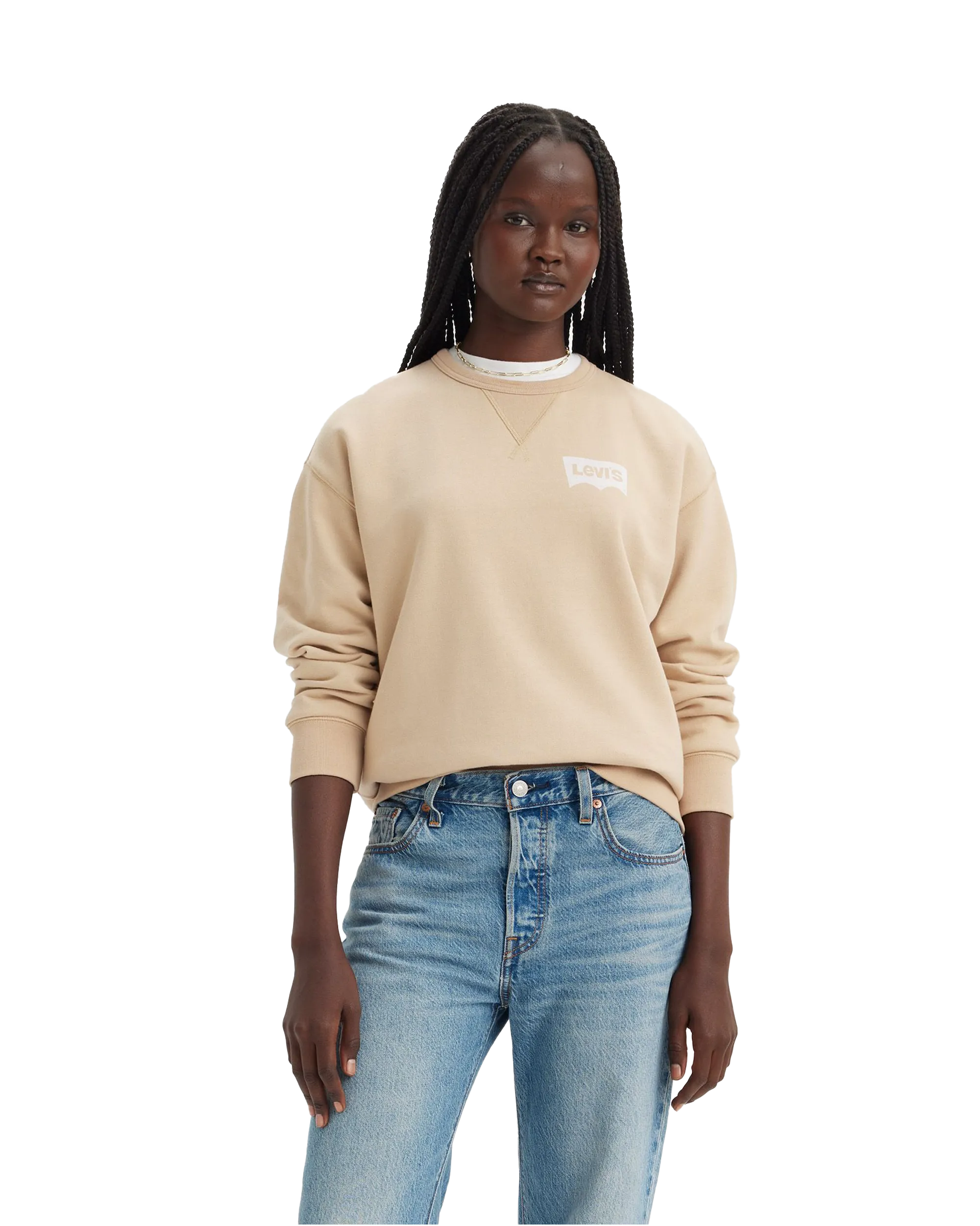 Graphic Signature Sweatshirt in Safari