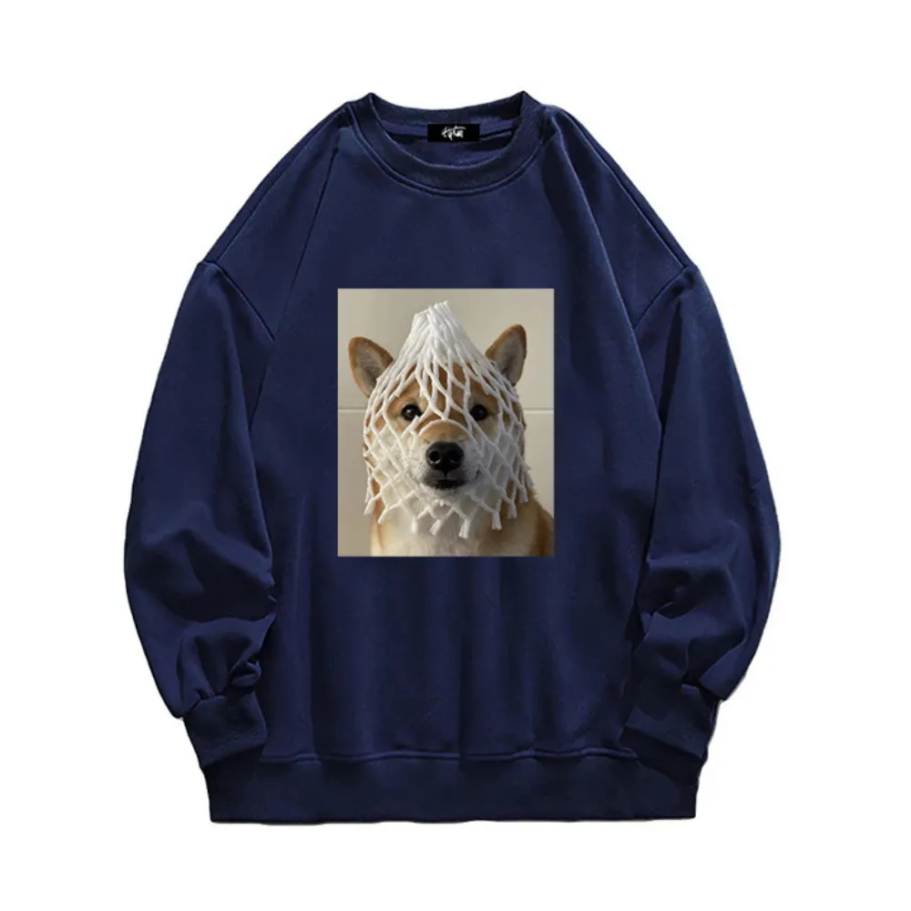 “Grid Puppy” Sweatshirt