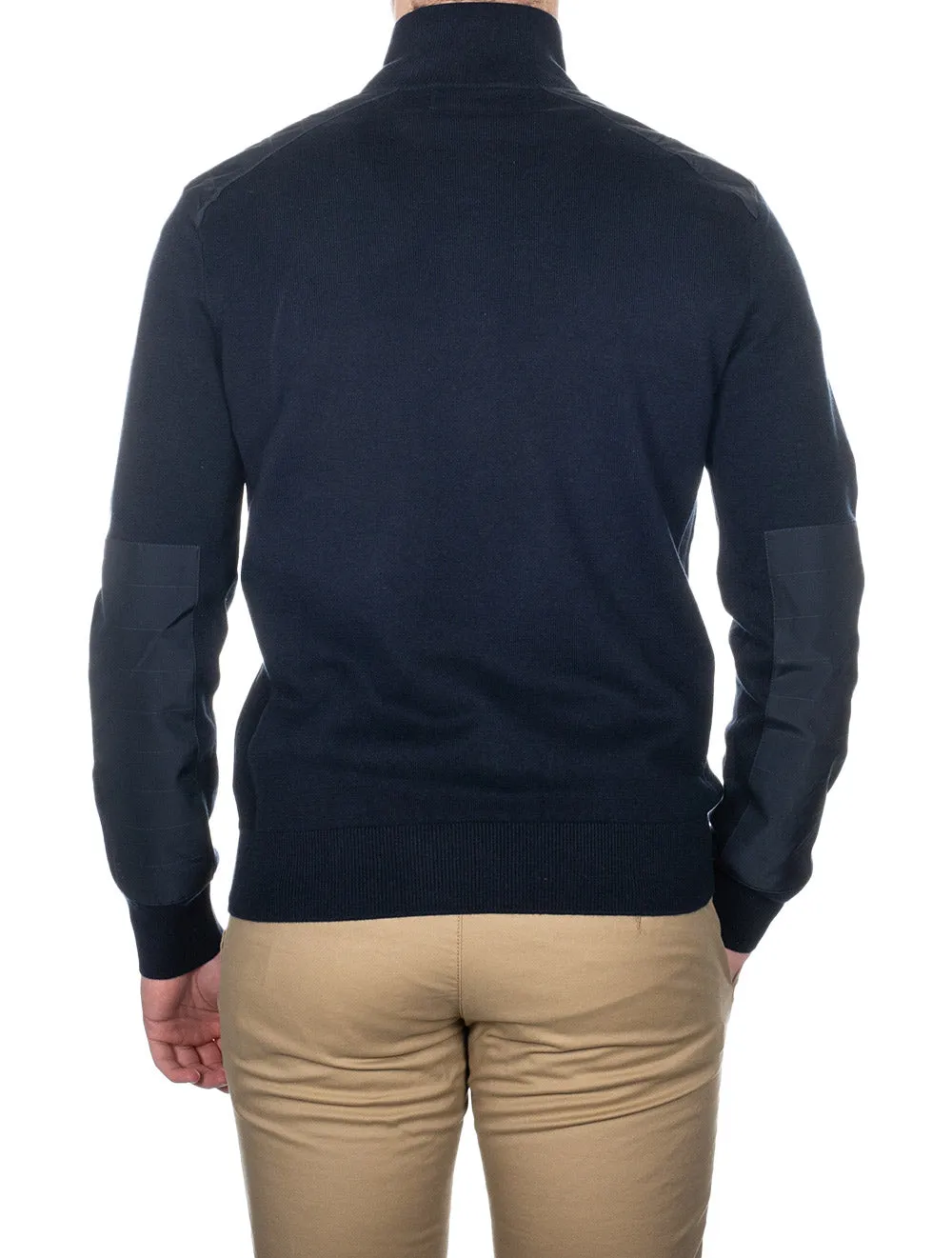 Half Zip Hybrid Pullover Cruise Navy