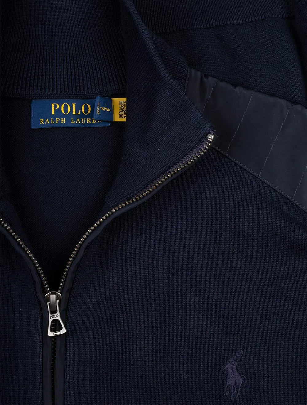 Half Zip Hybrid Pullover Cruise Navy