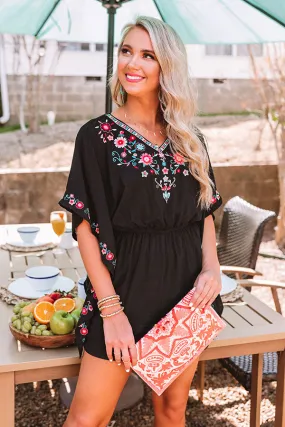 Hard To Top Embroidered Romper