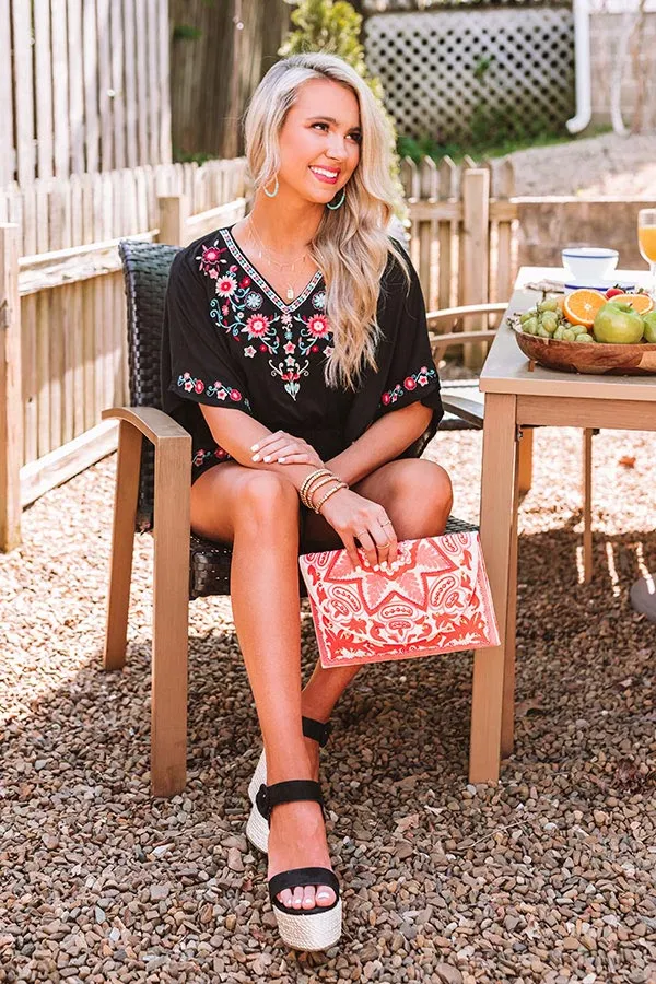 Hard To Top Embroidered Romper