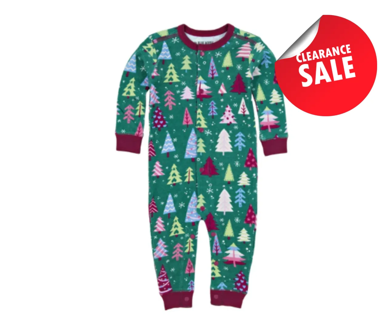 Hatley Infant Christmas Romper - Patterned Trees