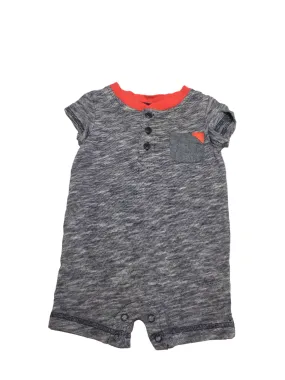 Heathered Blue Romper, size 0-3m