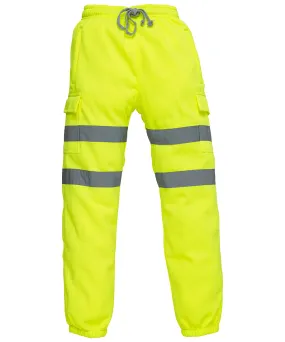 Hi-vis jogging pants (HV016T) | Yellow