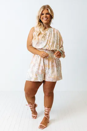 Instantly Impressed Paisley Romper Curves