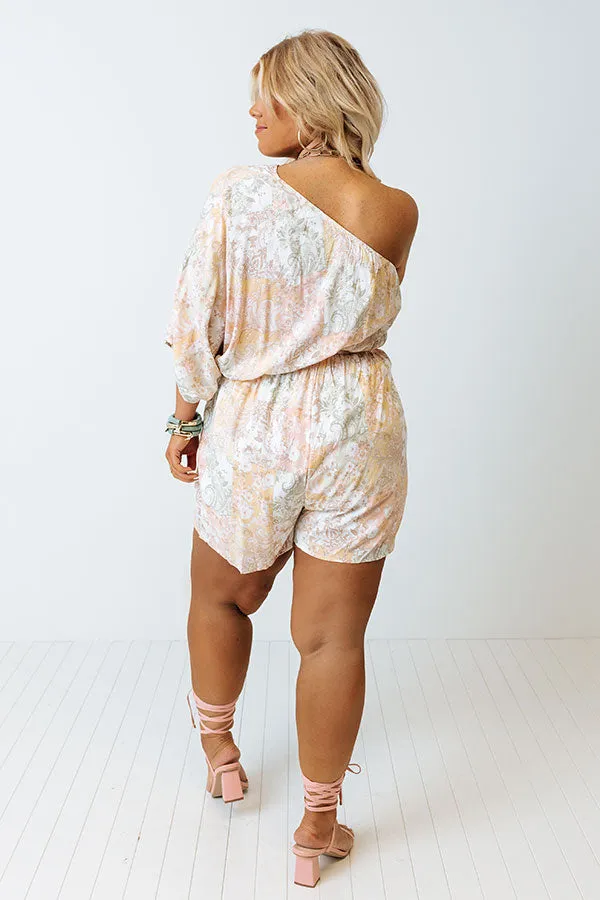 Instantly Impressed Paisley Romper Curves