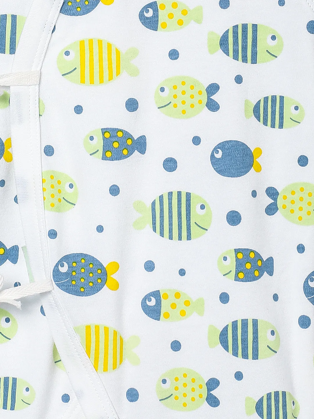 Jabla Style Infant Romper Combo of 2-Fishy Fish-Submarine Ride