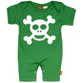 Jolly Roger Baby Romper - Skull and Crossbones Artwork