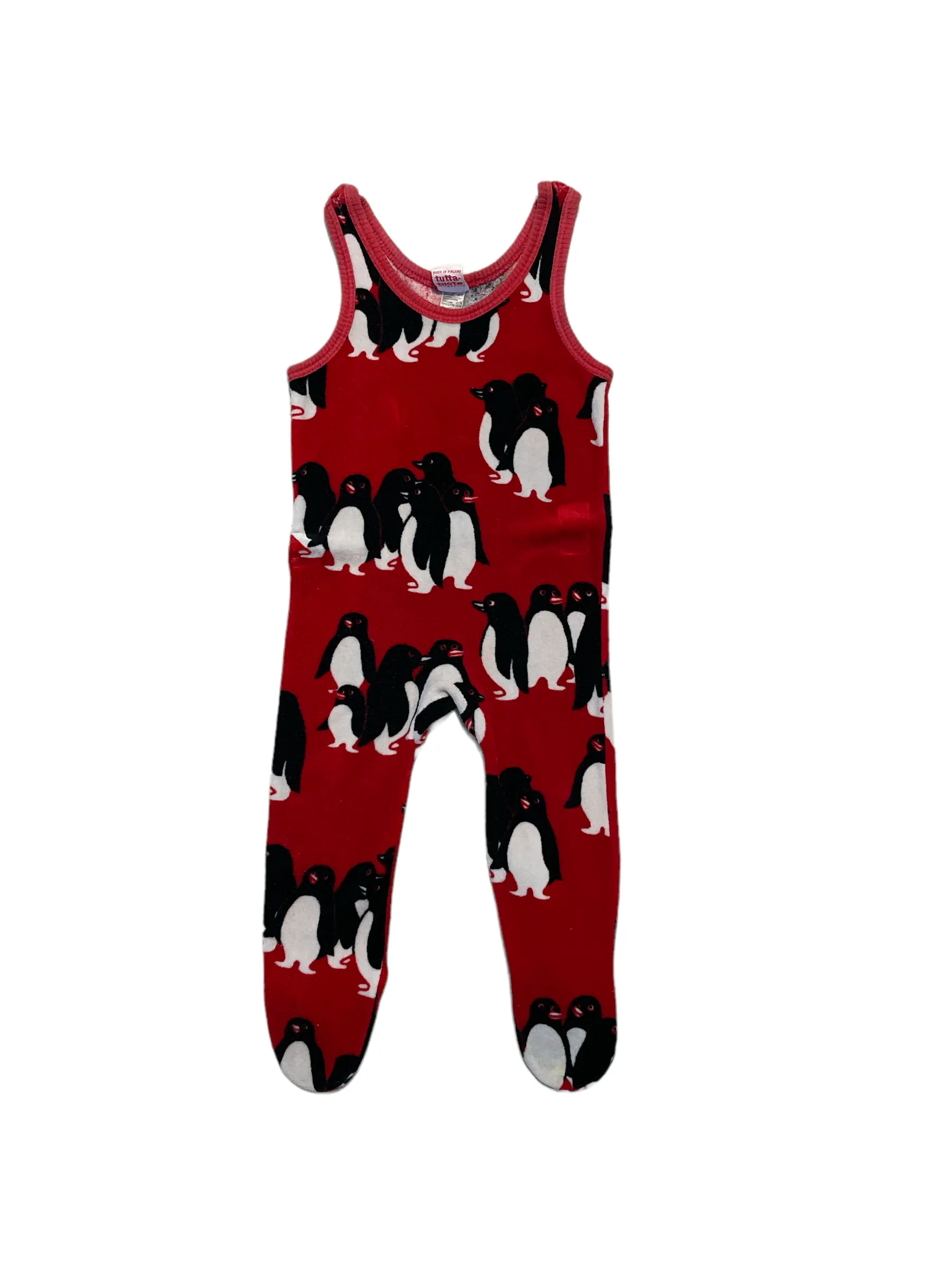 Junior 1960's Red Penguin Romper