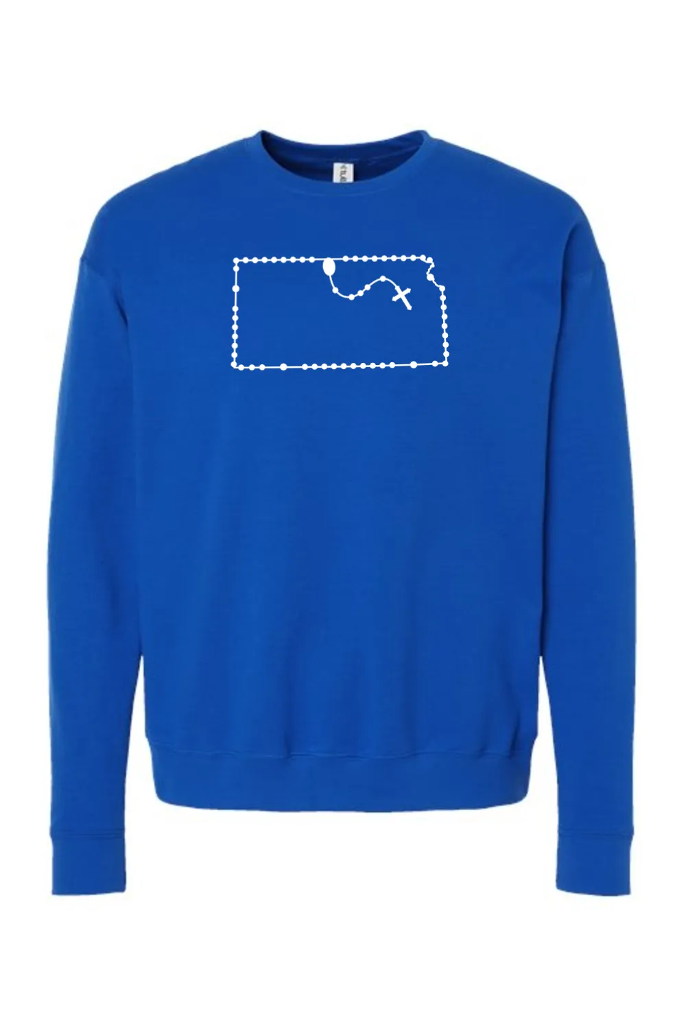 Kansas Catholic Rosary Crewneck Sweatshirt