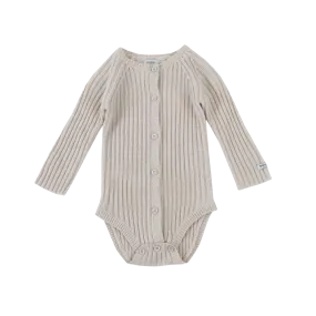 Kees Merino Wool Romper | Nougat Melange