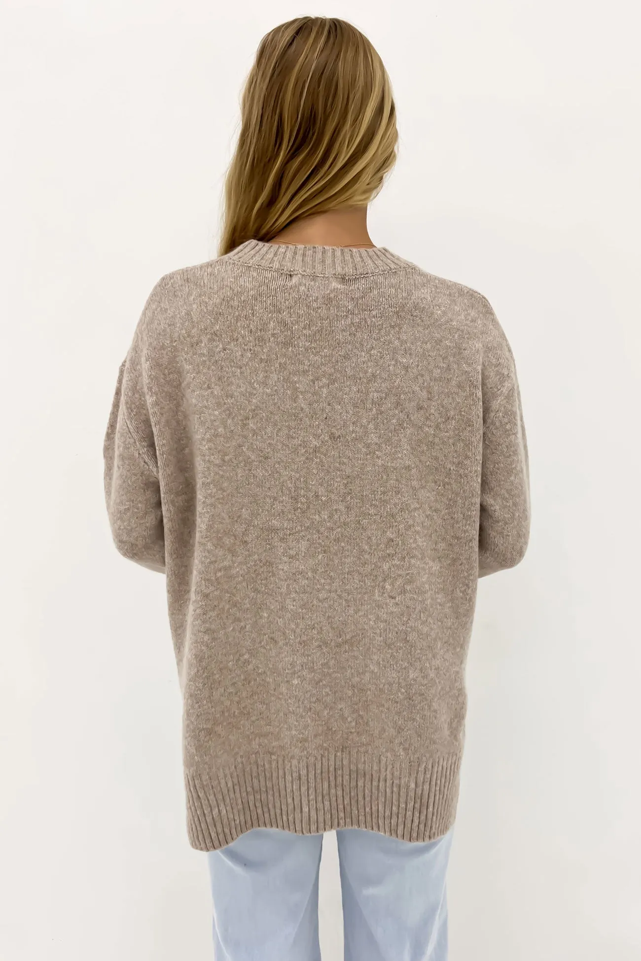 Leah Knit Jumper Beige