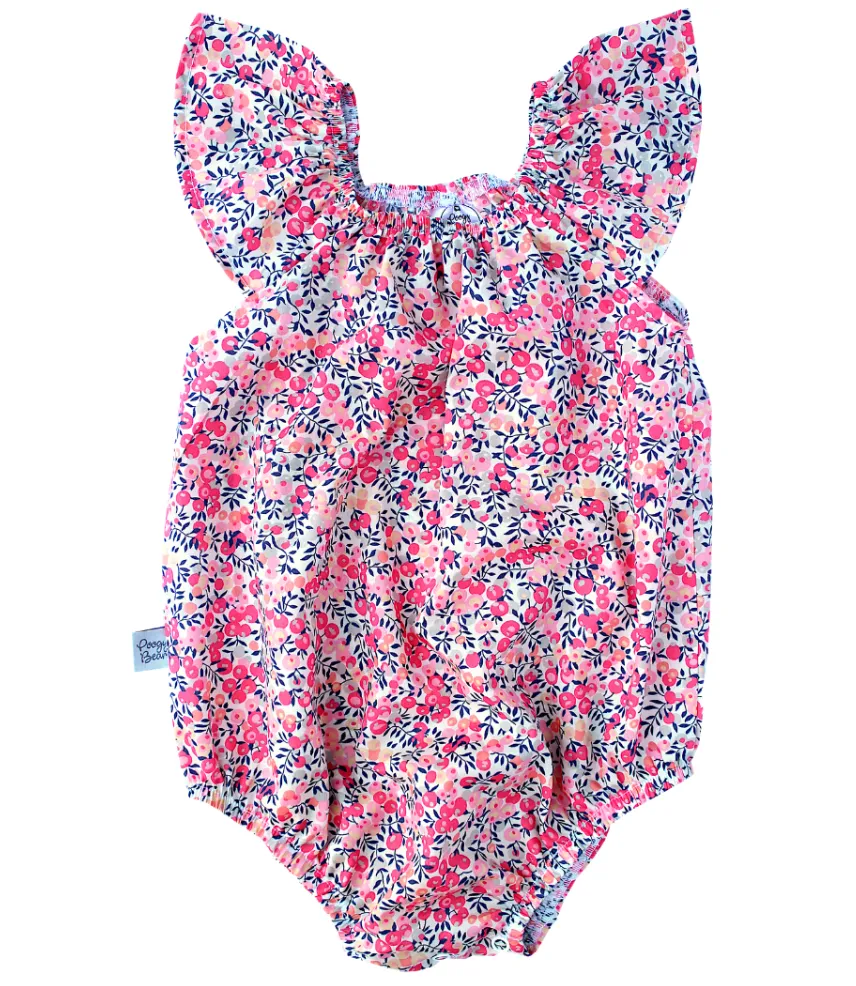 Liberty Pink Berry Romper