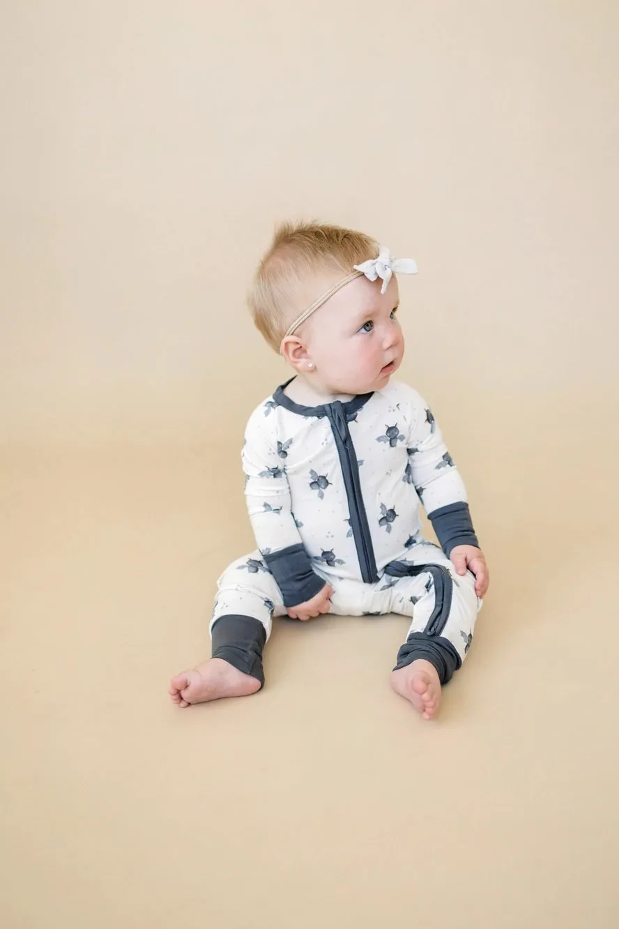 Little Joy Co. Zippy Romper - Batty for Bedtime