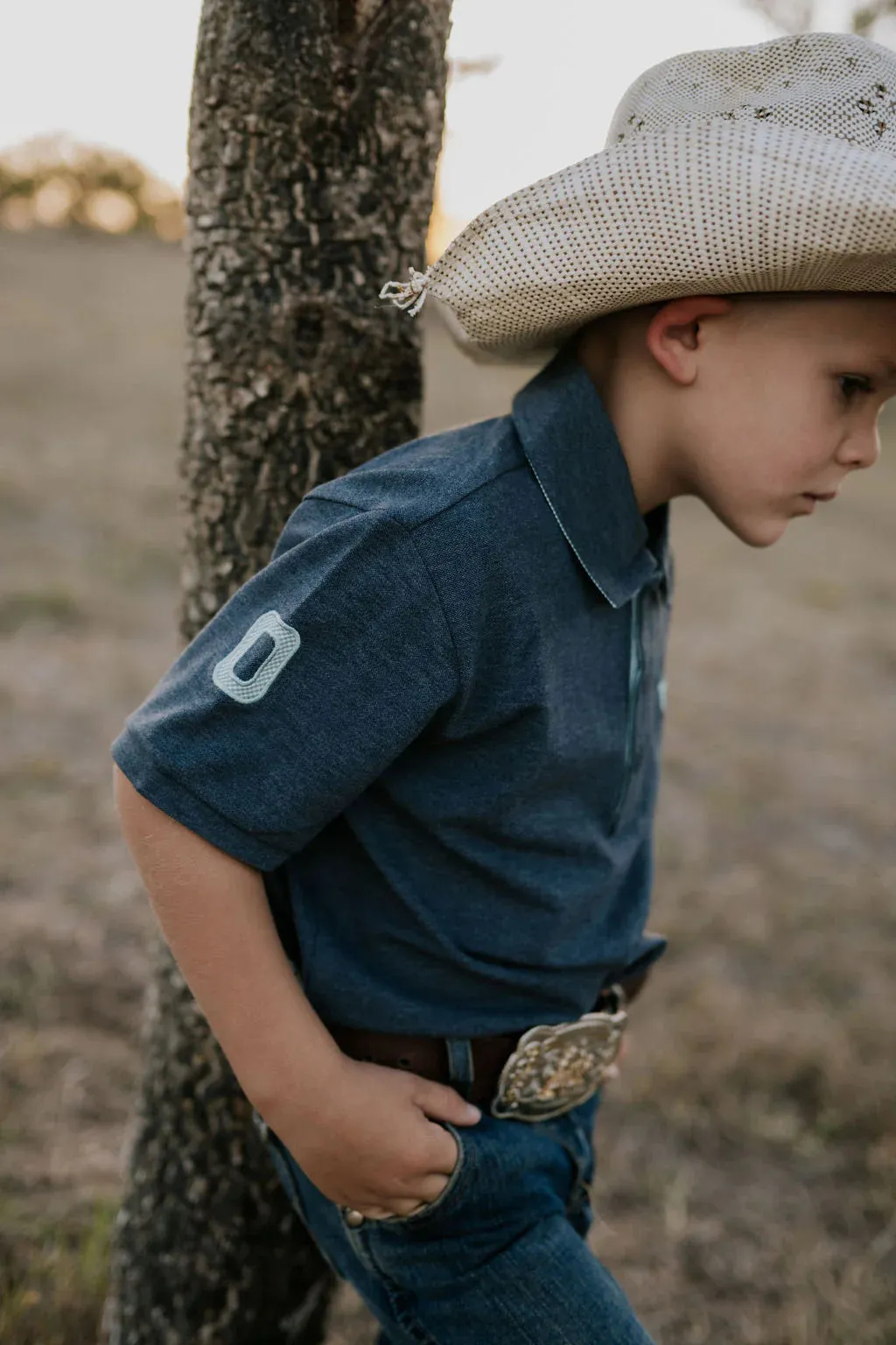 Little Windmill Benny Jnr Polo - Grey