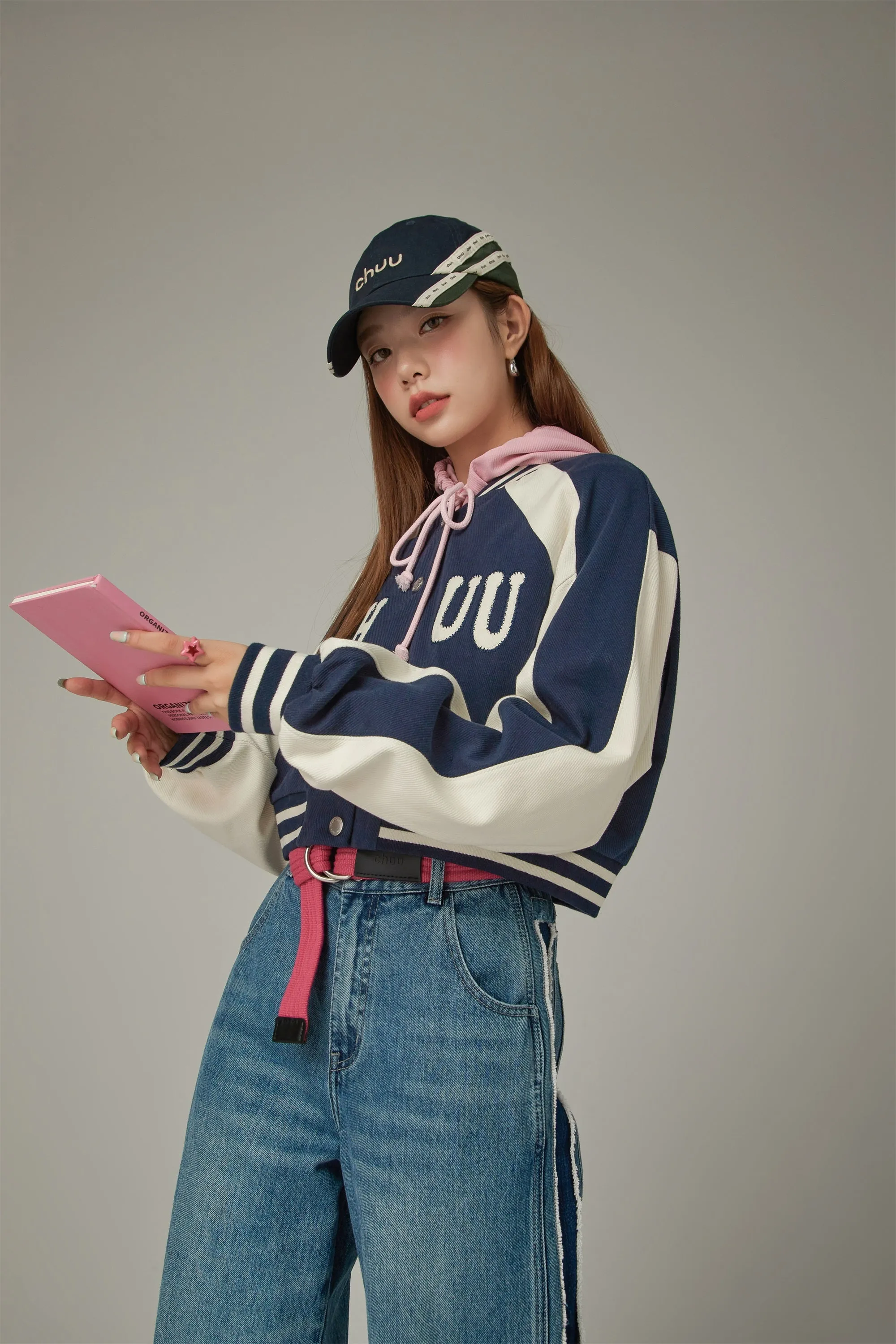 Logo Varsity Cropped Jacket