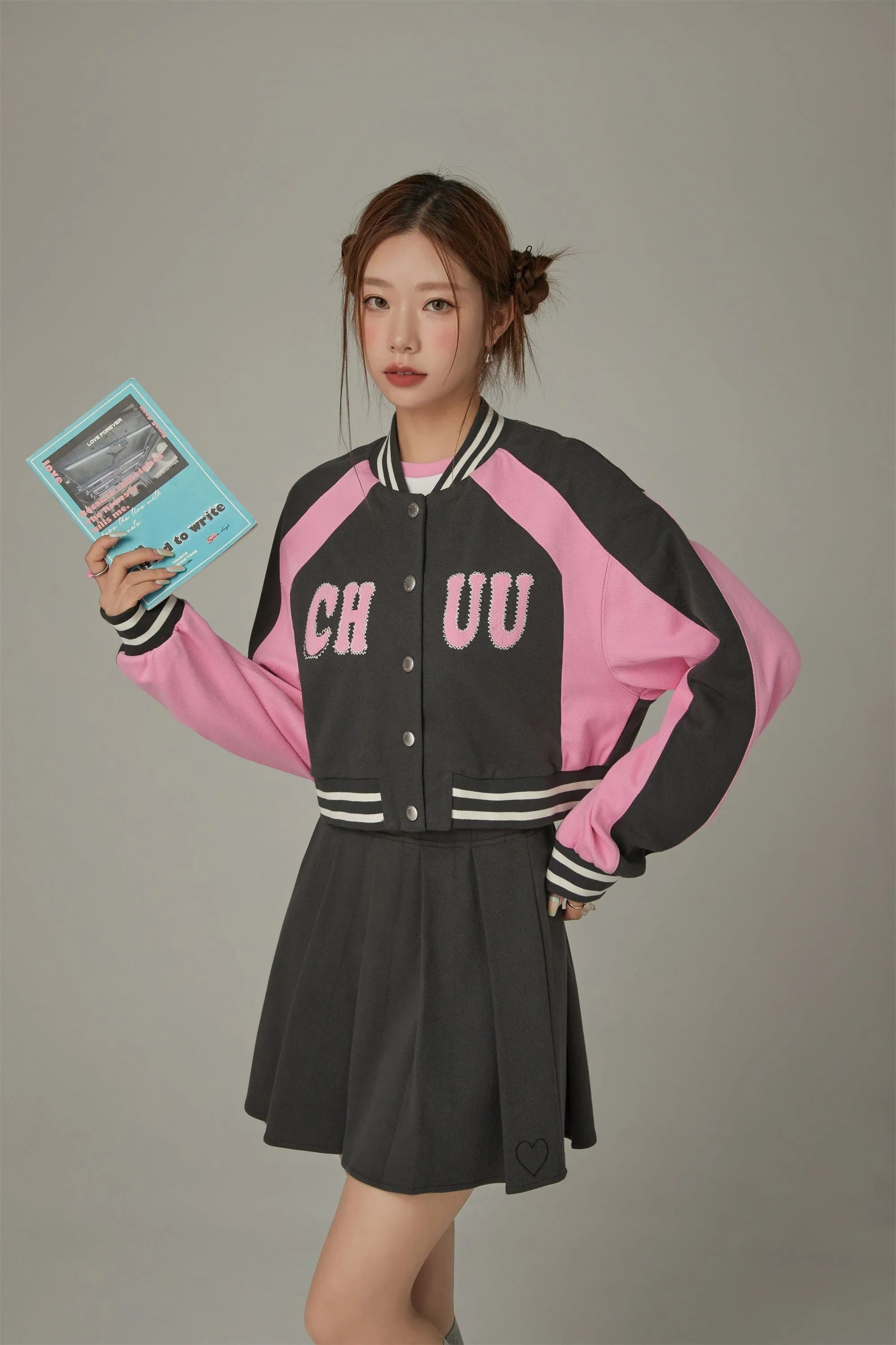 Logo Varsity Cropped Jacket