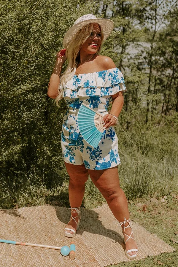 Love Beyond Expectation Floral Romper Curves