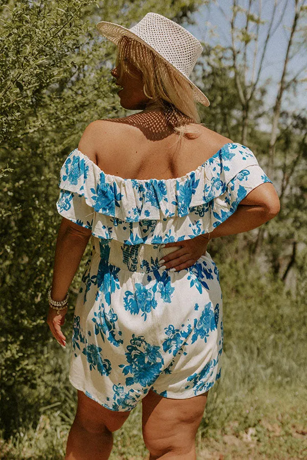 Love Beyond Expectation Floral Romper Curves