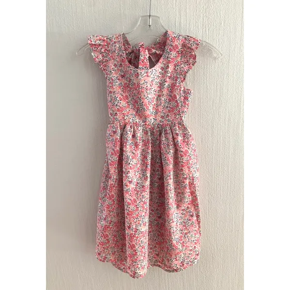 Love Sam Wilshire Liberty Pink Tie back dress