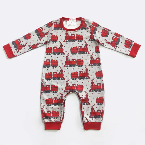 Love Train Boy Romper