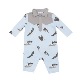 L/S CowBoy Romper - Bald Eagles