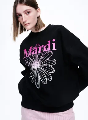 ★Mardi Mercredi★ Sweatshirt Flowermardi Gradation (3colors)