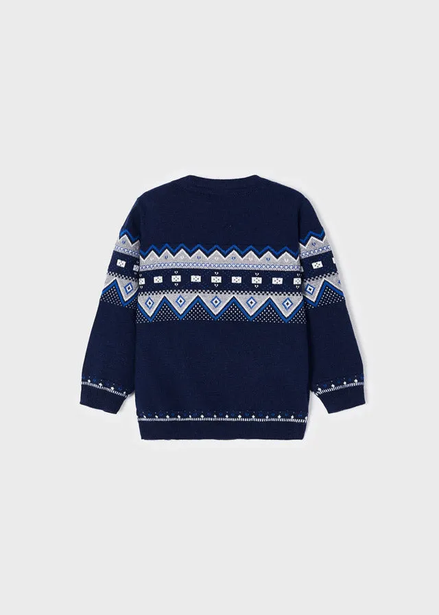 Mayoral Jacquard jumper