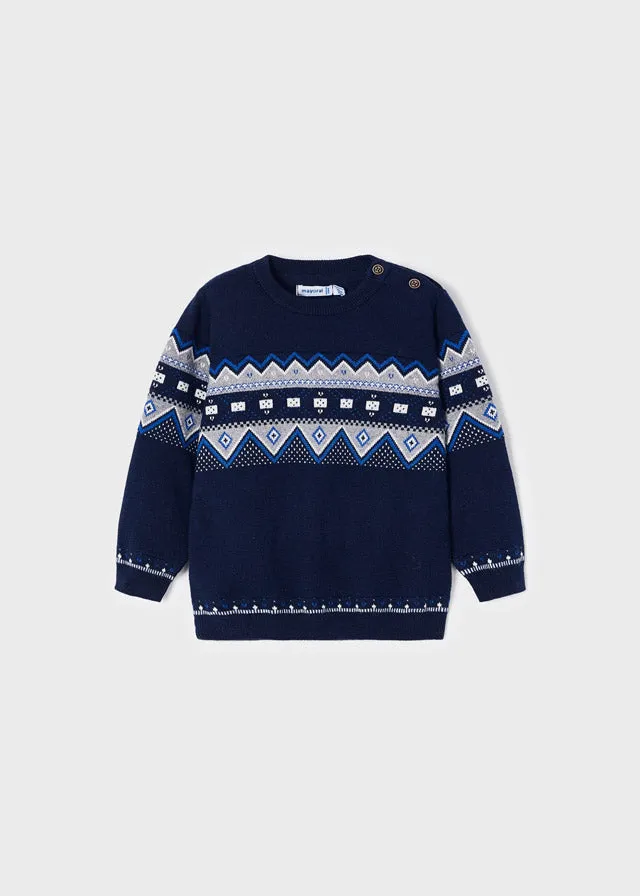 Mayoral Jacquard jumper