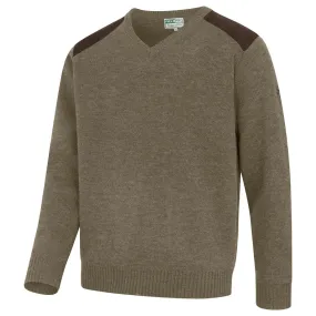 Melrose II Hunting V-Neck Pullover - Meadow Green by Hoggs of Fife