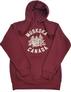 Midweight Muskoka Hoodie in Maroon