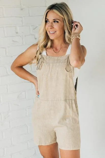 Misty Knot Strap Romper