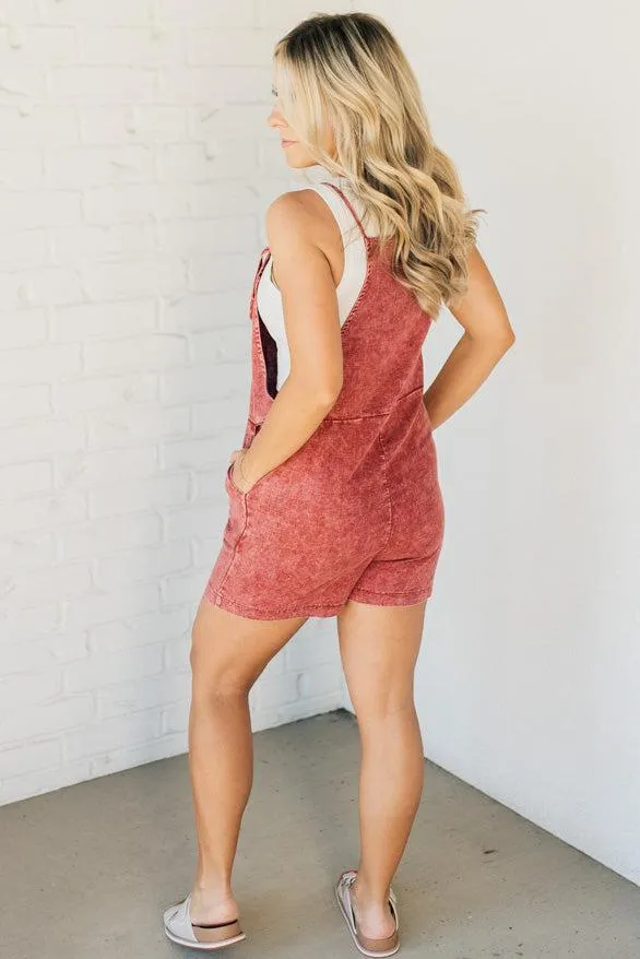 Misty Knot Strap Romper