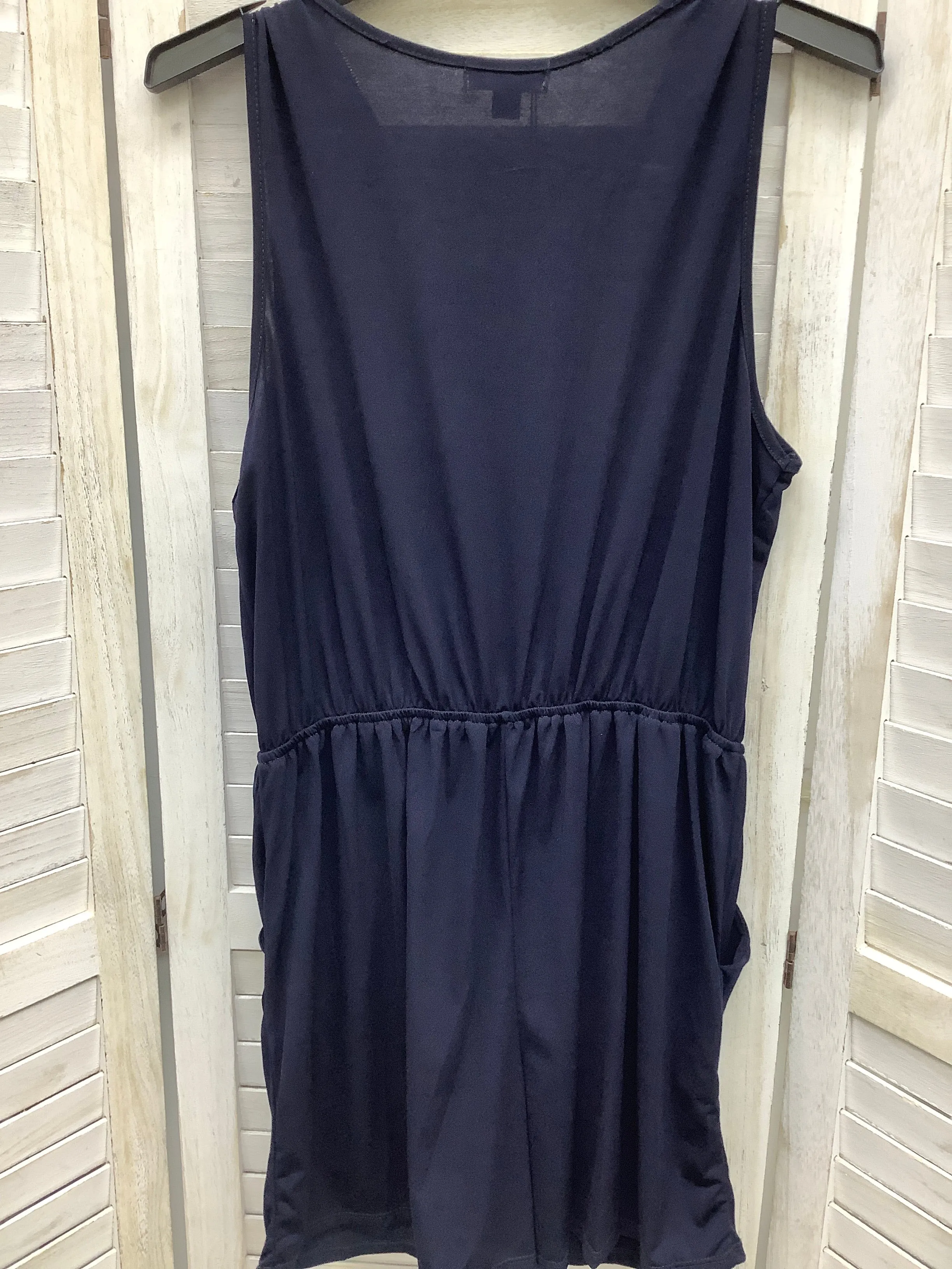 Navy Romper Espresso, Size Xl