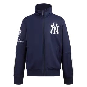 NEW YORK YANKEES CLASSIC LITTLE BOYS TRACK JACKET (MIDNIGHT NAVY)